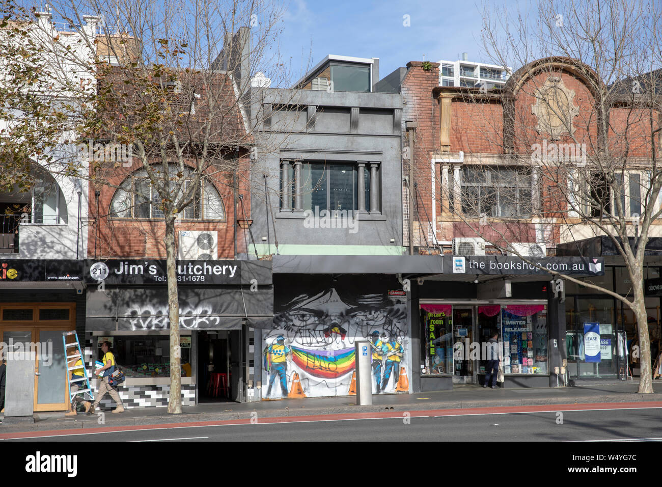Sydney suburb of Kings Cross renowned for nightlife and night clubs,Sydney,Australia Stock Photo