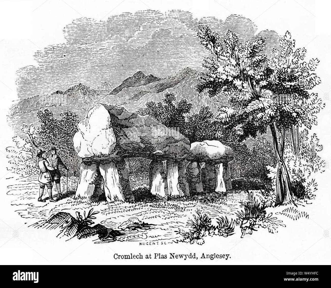 Anglesey history historical archive archival Cut Out Stock Images