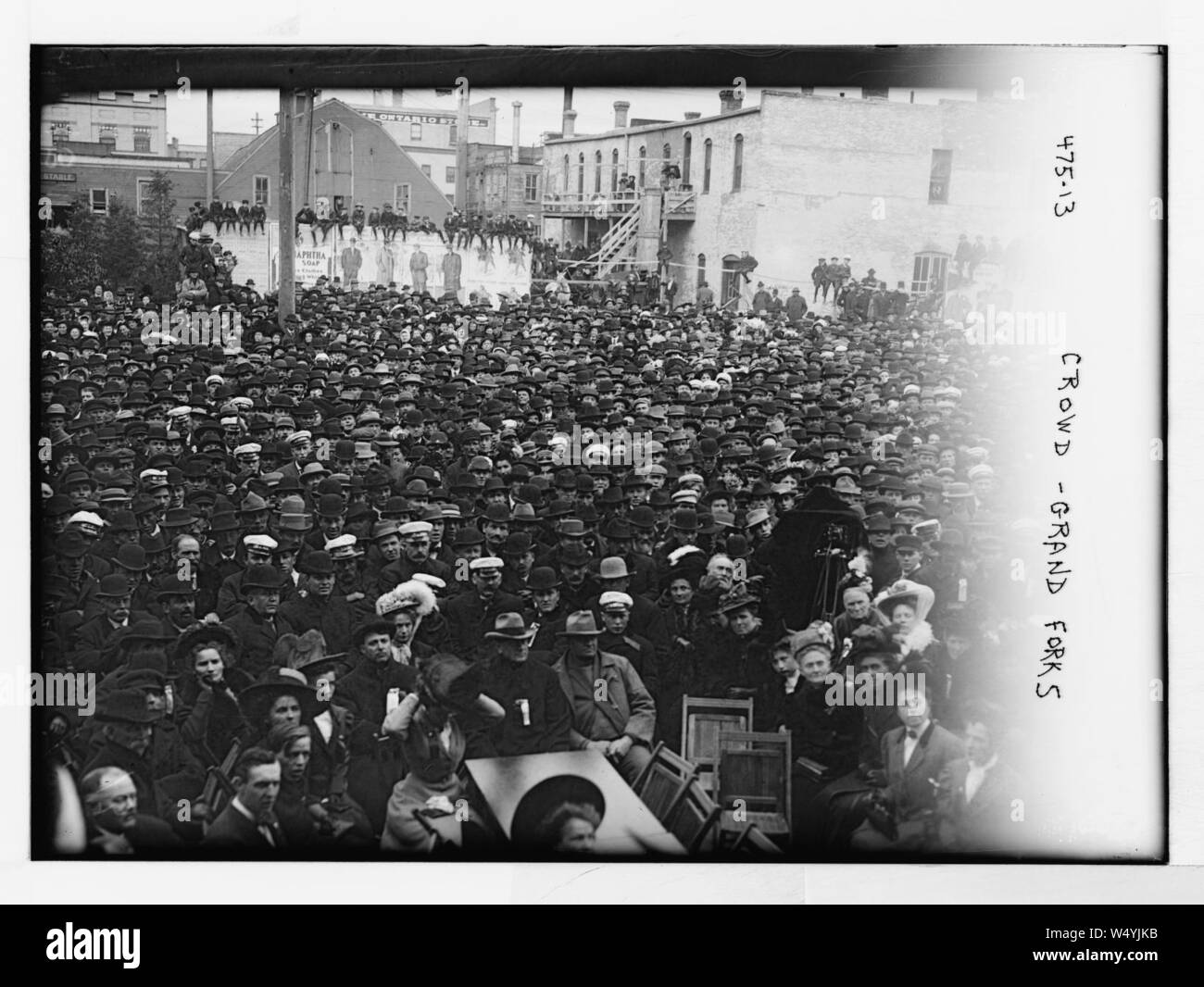 Crowd Grand Forks Stock Photo Alamy