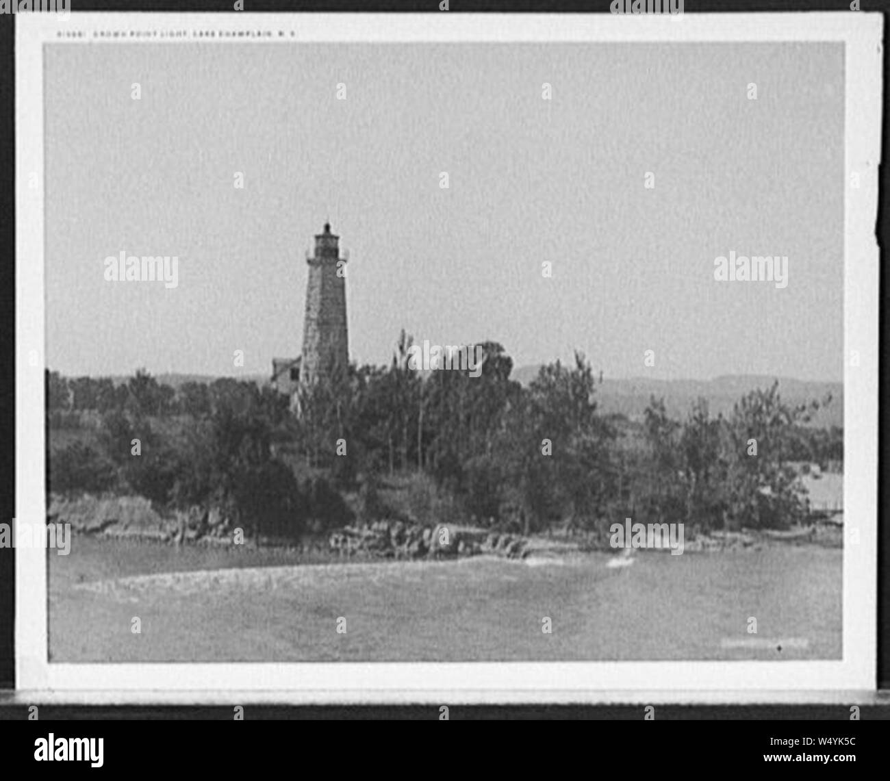 Crown Point Light Lake Champlain N.Y Stock Photo Alamy