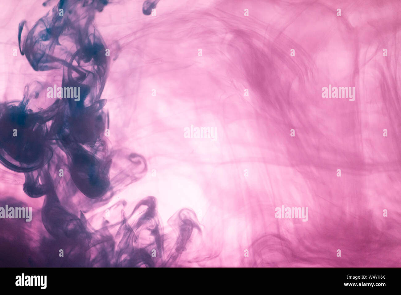 Ink In Water Paint Splash Colorful Abstract Background Stock Photo - Alamy