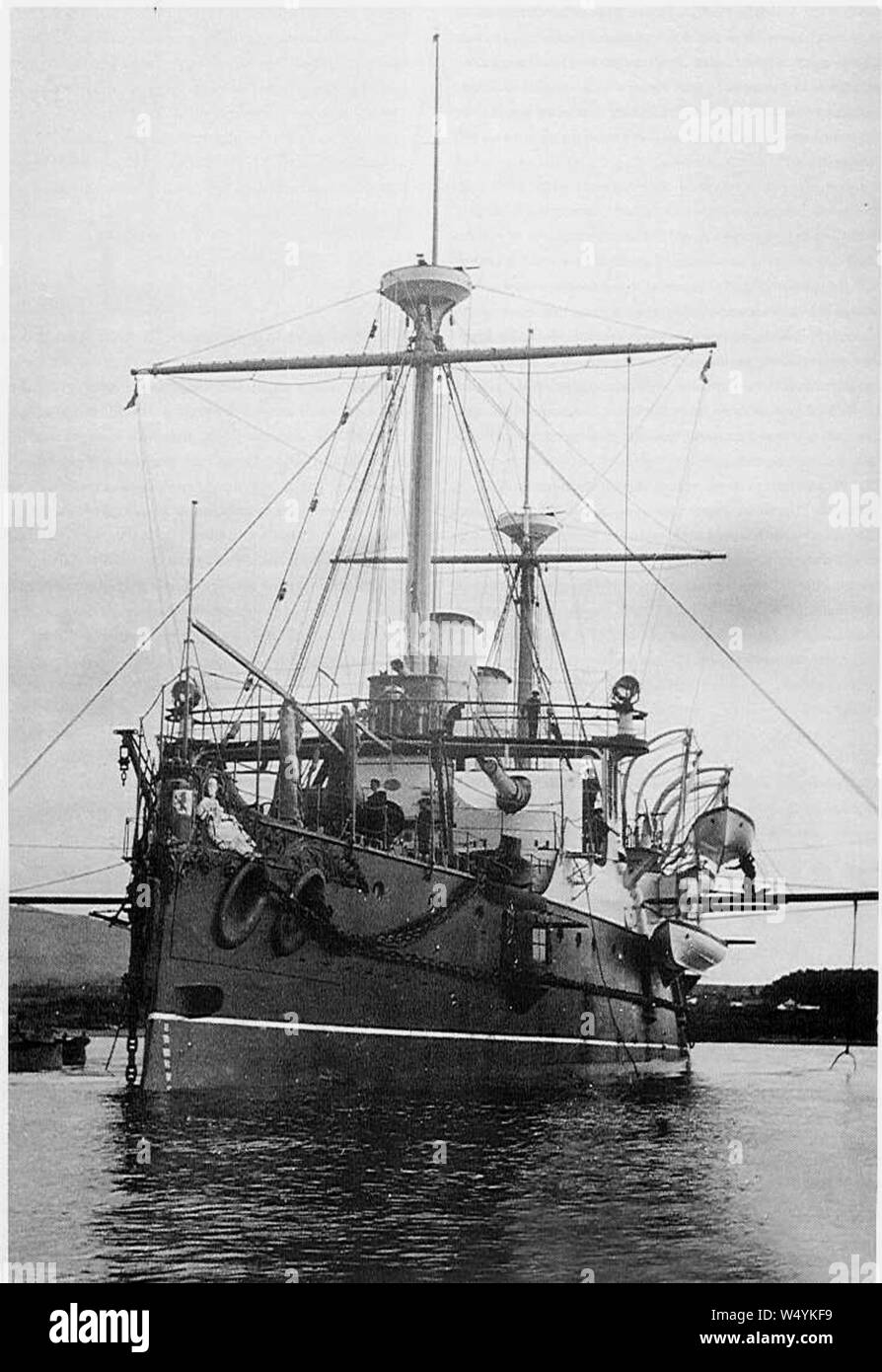 Crucero Reina Regente (1888) 02. Stock Photo