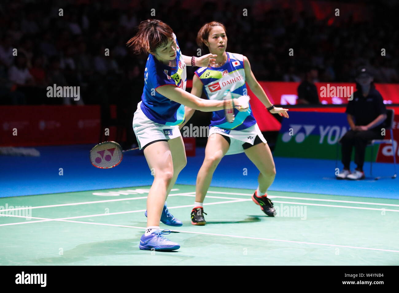Tokyo, Japan. 25th July, 2019. Yuki Fukushima & Sayaka Hirota (JPN ...