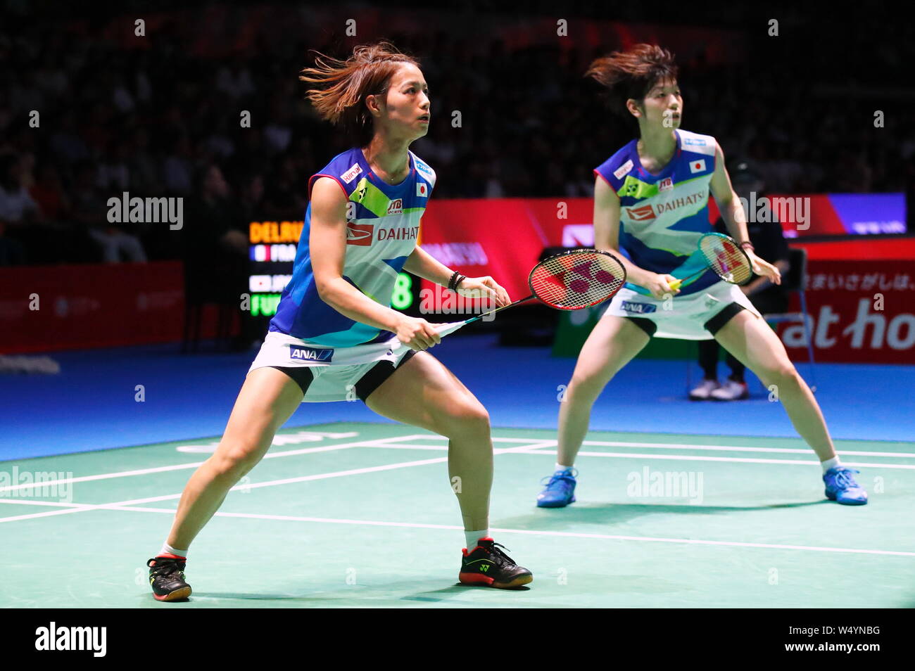 Tokyo, Japan. 25th July, 2019. Yuki Fukushima & Sayaka Hirota (JPN ...
