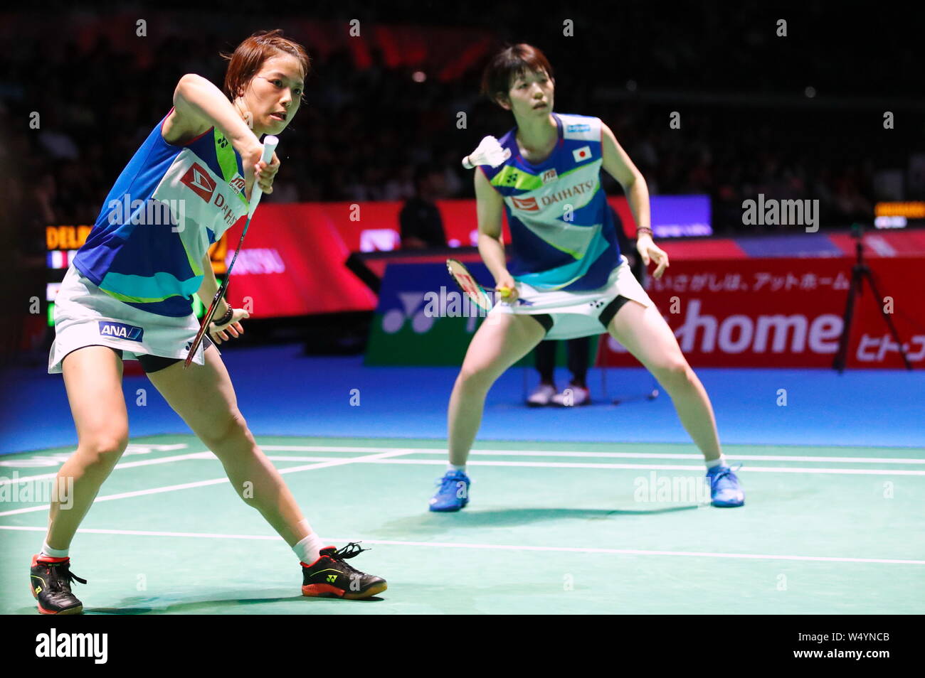 Tokyo, Japan. 25th July, 2019. Yuki Fukushima & Sayaka Hirota (JPN ...