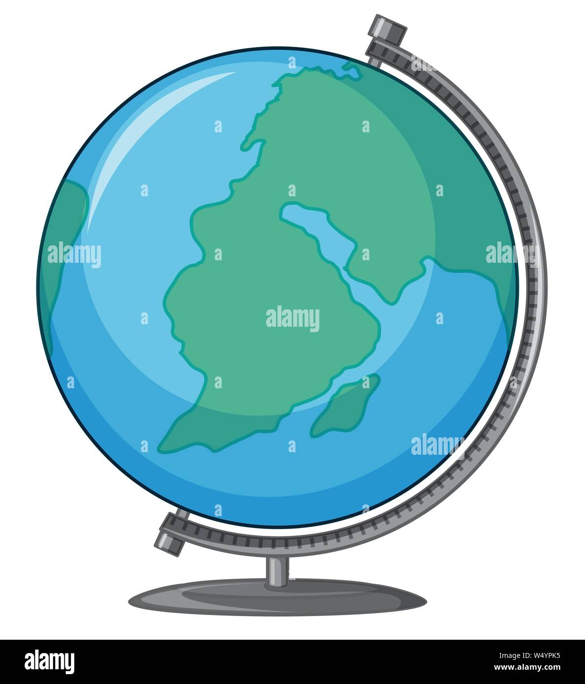 Globe of the earth isolated illustration Stock Vector Image & Art - Alamy