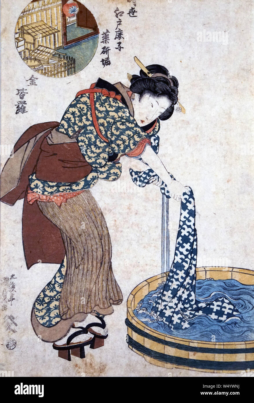 Beautiful Women of Edo Konpira Shrine at Yagenbori, by Utagawa Kunisada (Toyokuni III