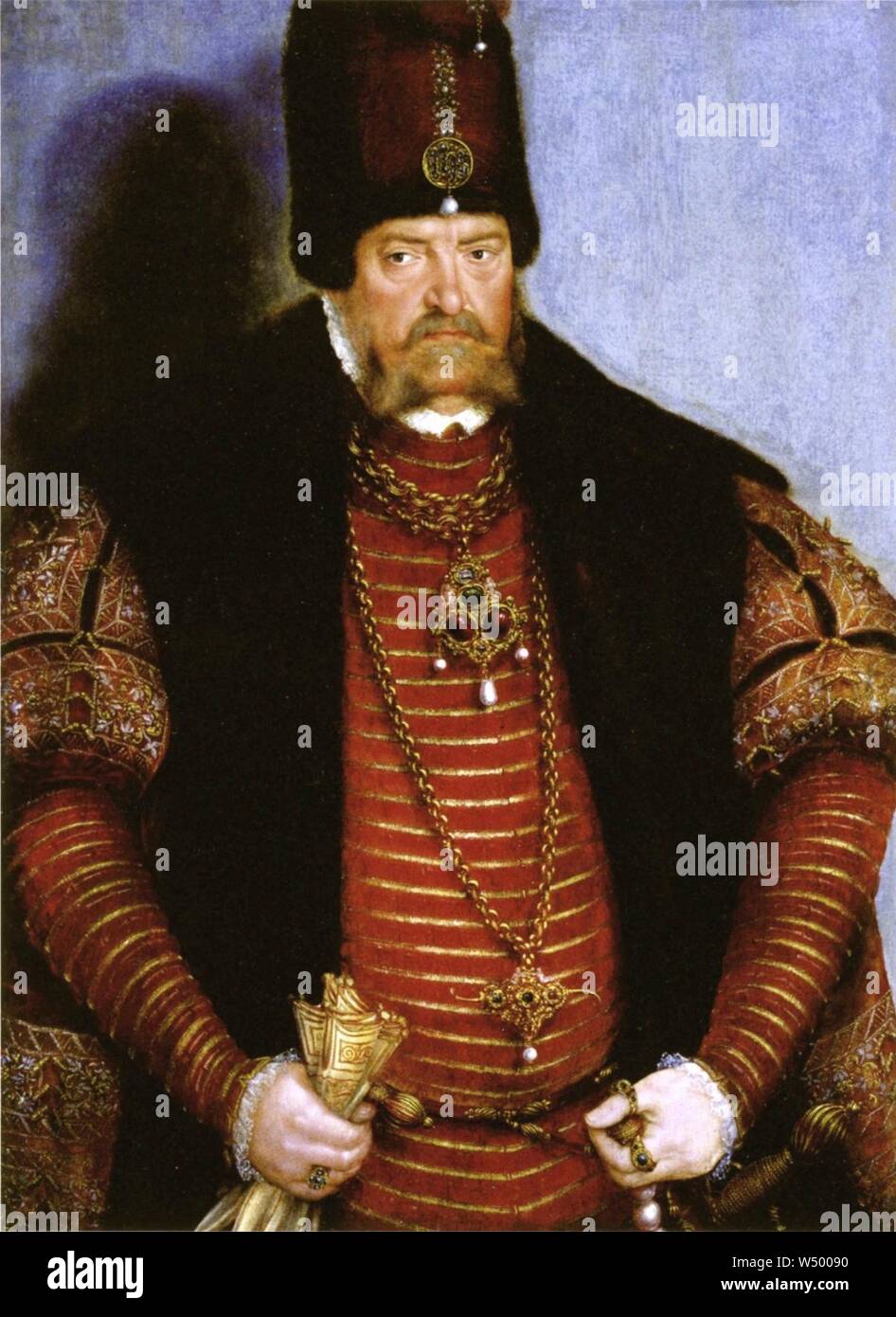 Joachim II of Brandenburg by Lucas Cranach the Younger. Stock Photo