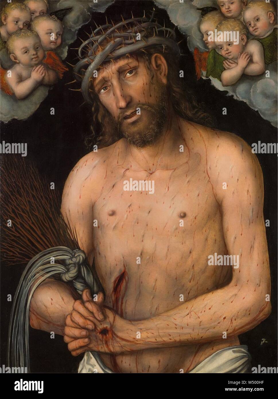 Lucas Cranach (I) - Christus als Schmerzensmann Stock Photo