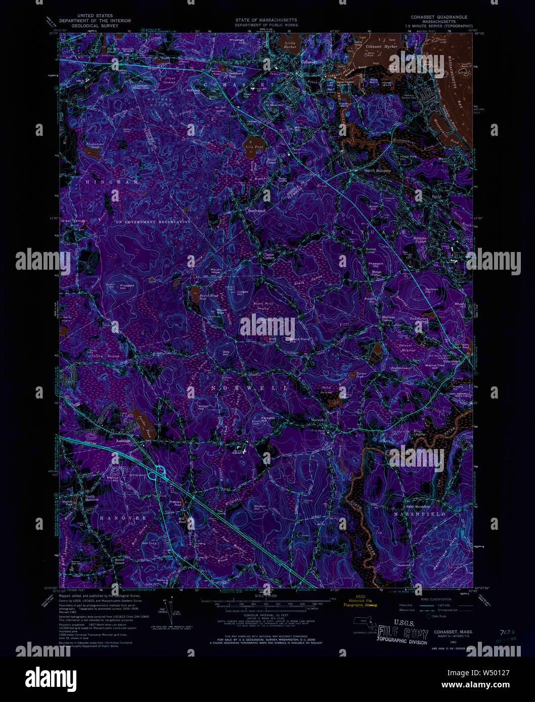 Cohasset map hires stock photography and images Alamy