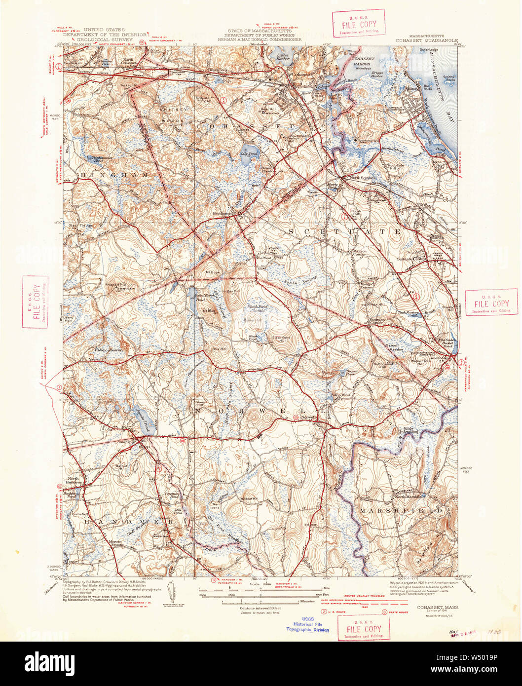Map of cohasset hires stock photography and images Alamy