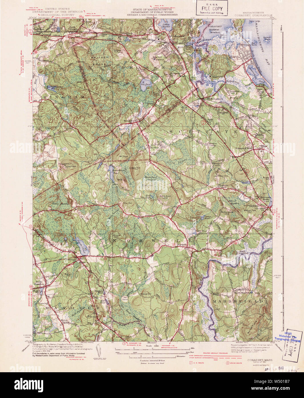 Cohasset map hires stock photography and images Alamy