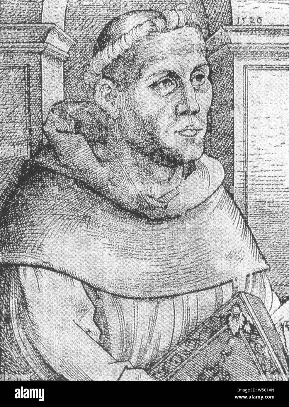 Luther as monk hi-res stock photography and images - Alamy