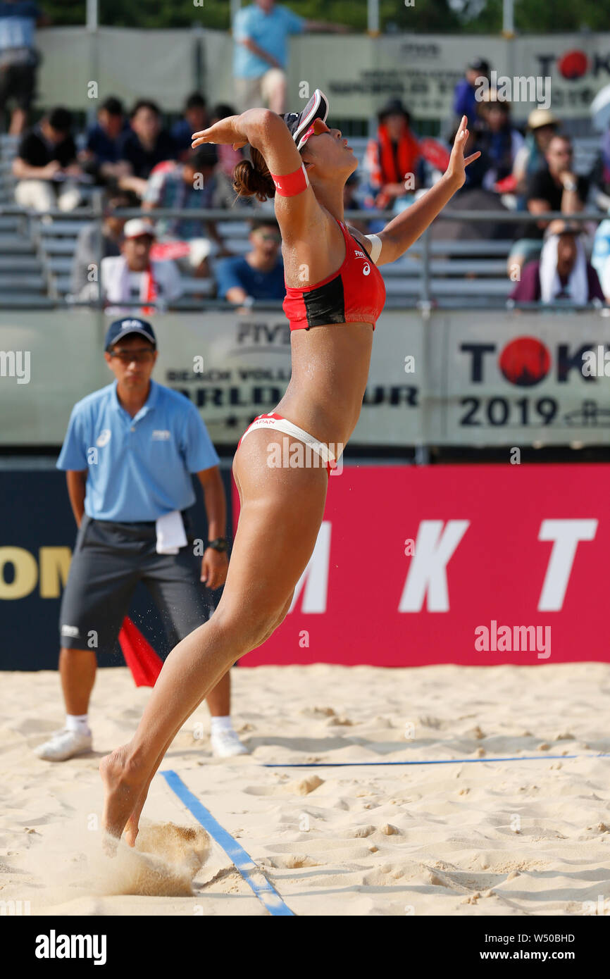 Suzuka Hashimoto (JPN), JULY 25, 2019 Beach Volleyball FIVB Beach
