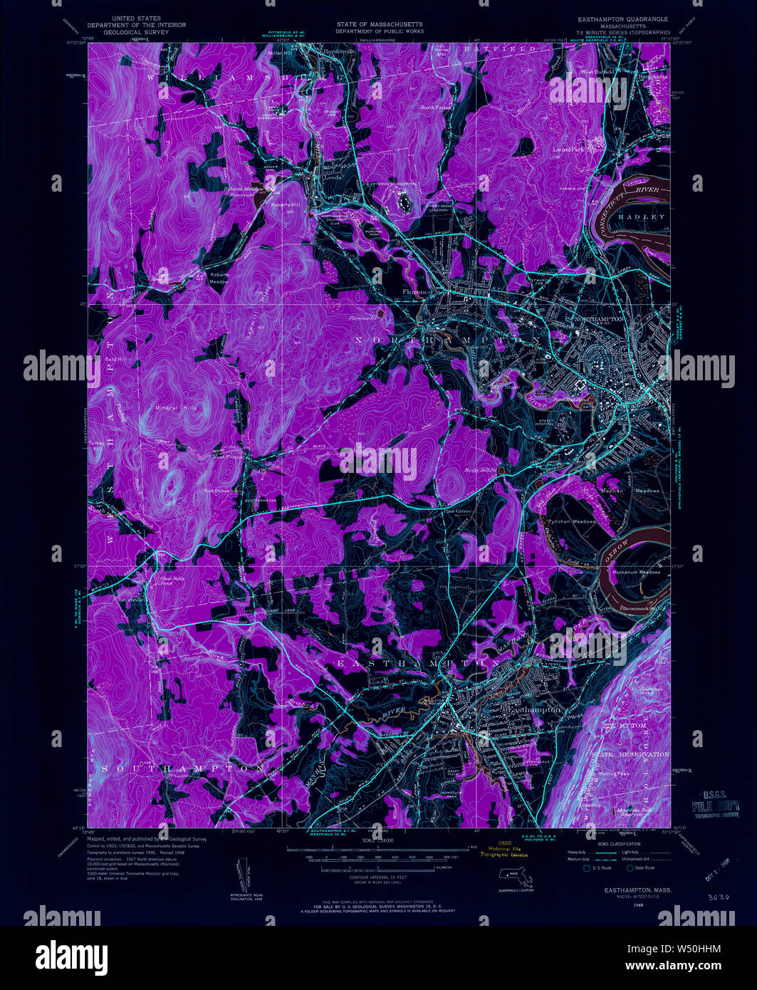 Map of easthampton hires stock photography and images Alamy