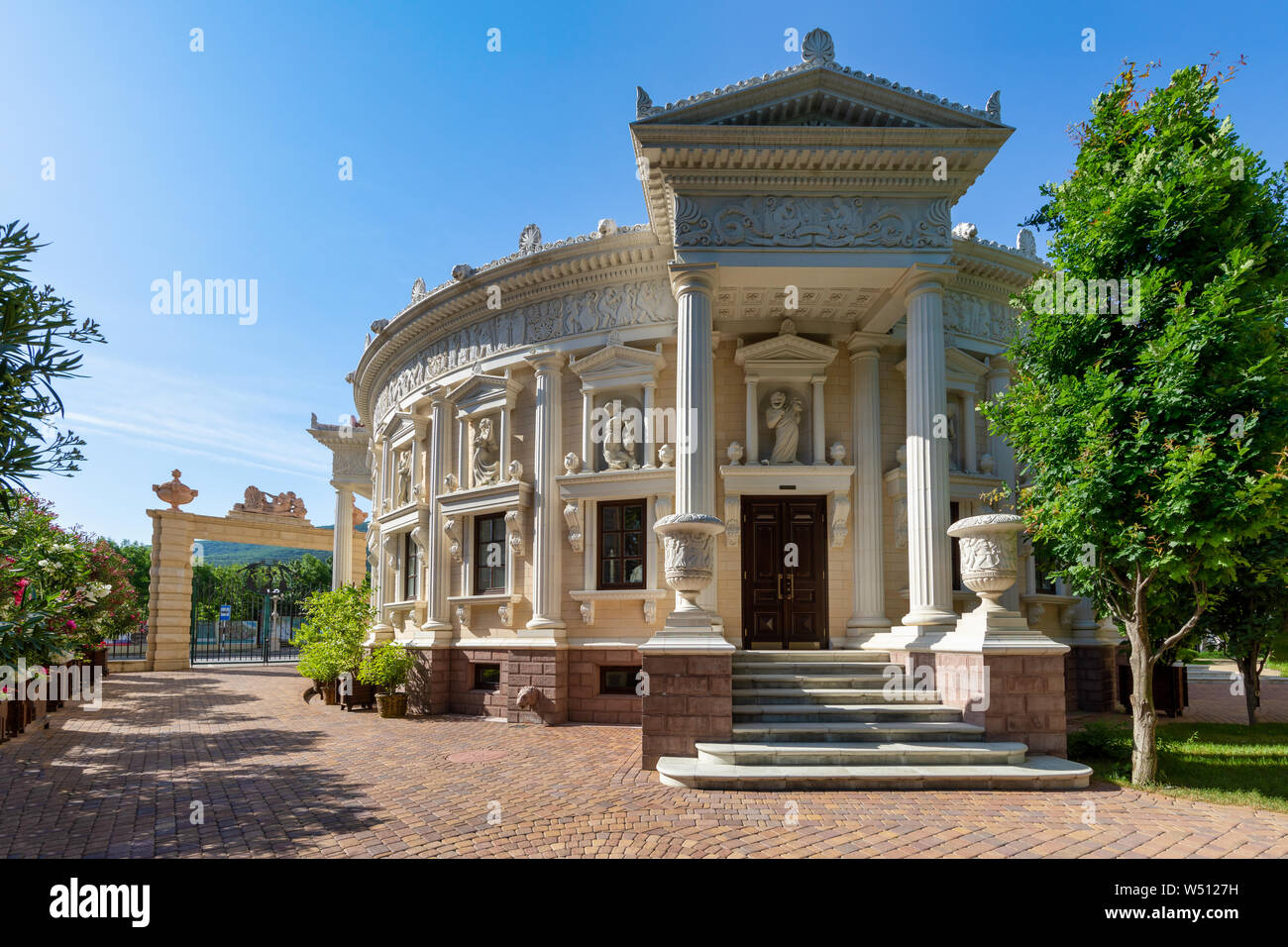 Theatre building in 'Old park'. Gelendjik.Russia Stock Photo