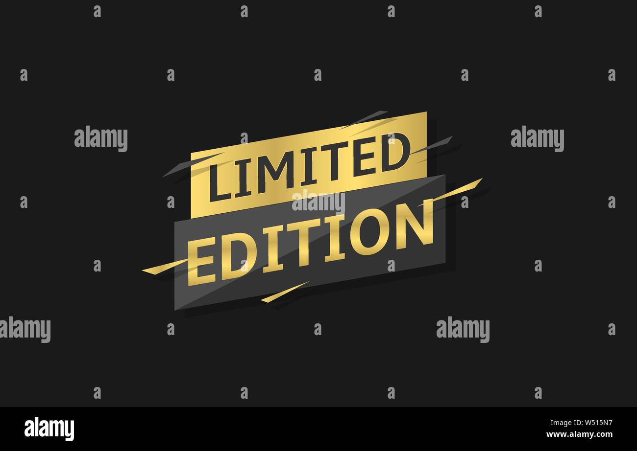 Limited edition label Stock Vector