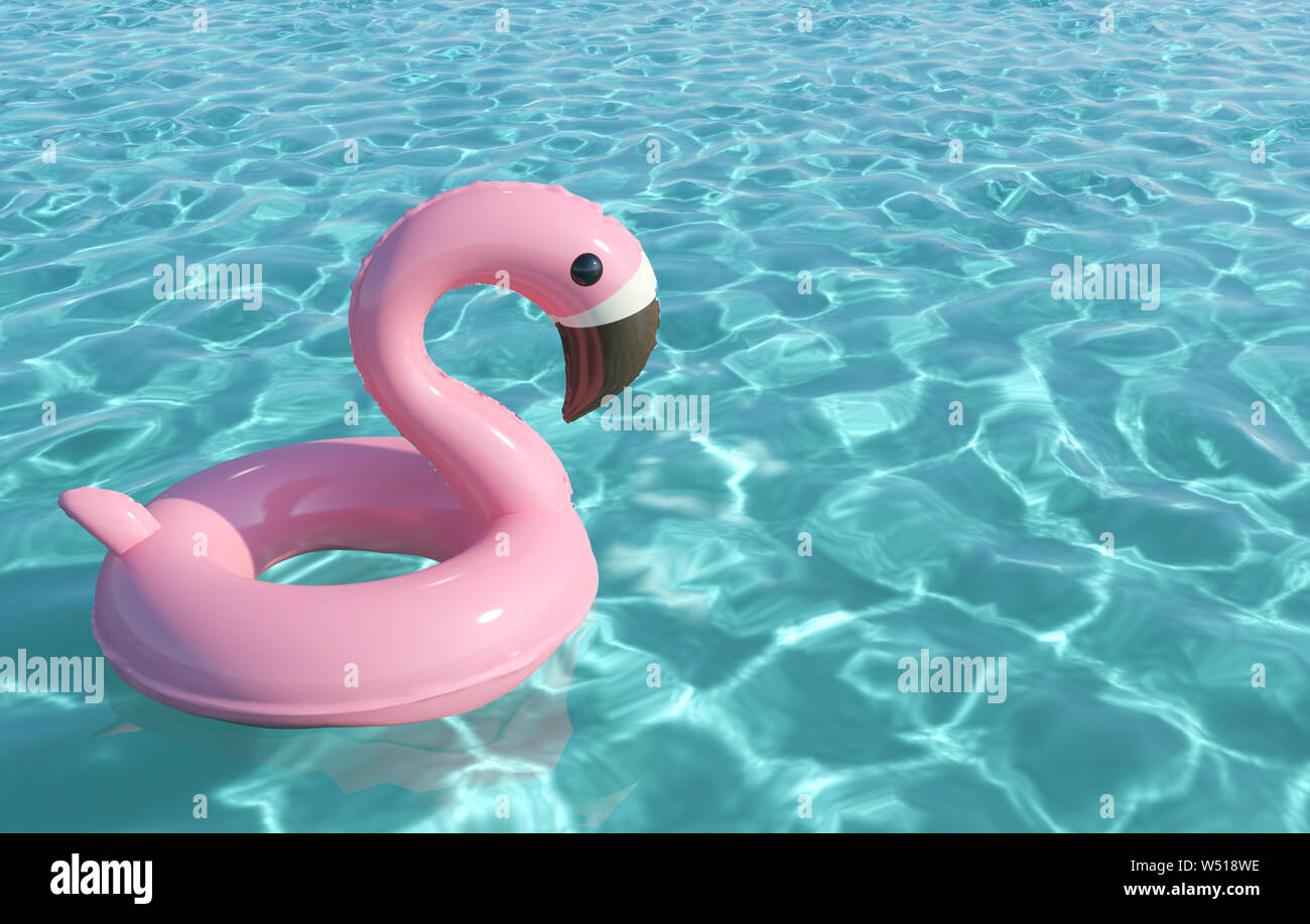 blow up flamingo pool