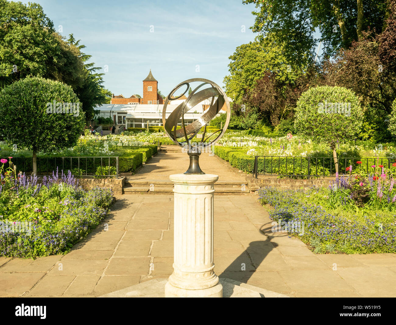 The Dutch Garden, Holland Park, London Stock Photo Alamy