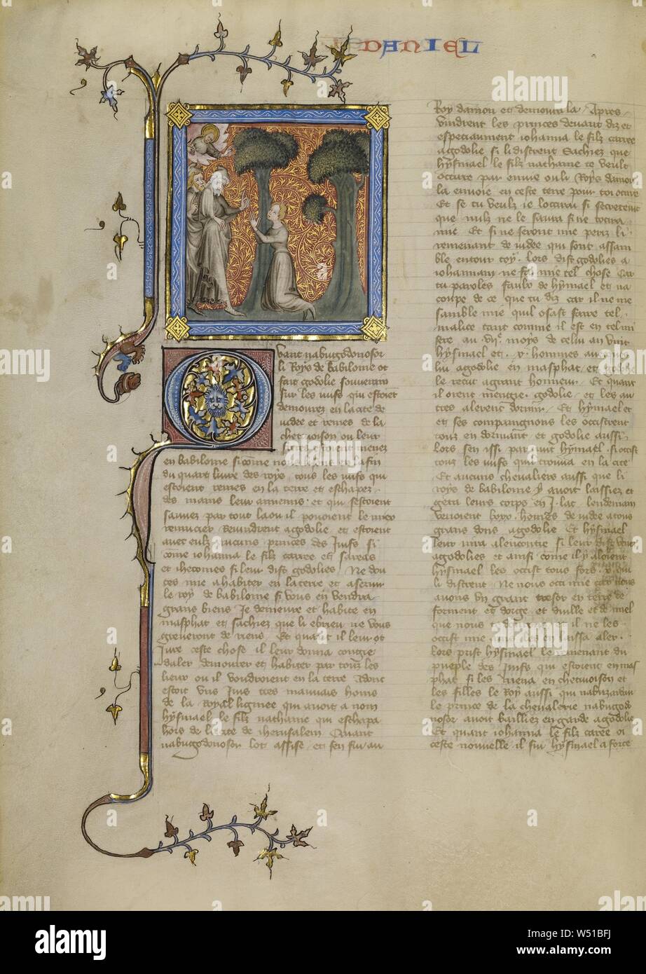 Susanna And The Elders Master Of Jean De Mandeville French Active 1350 1370 Paris France About 1360 1370 Tempera Colors Gold And Ink On Parchment Leaf 34 9 X 26 Cm 13 3 4 X 10 1 4 In Stock Photo Alamy
