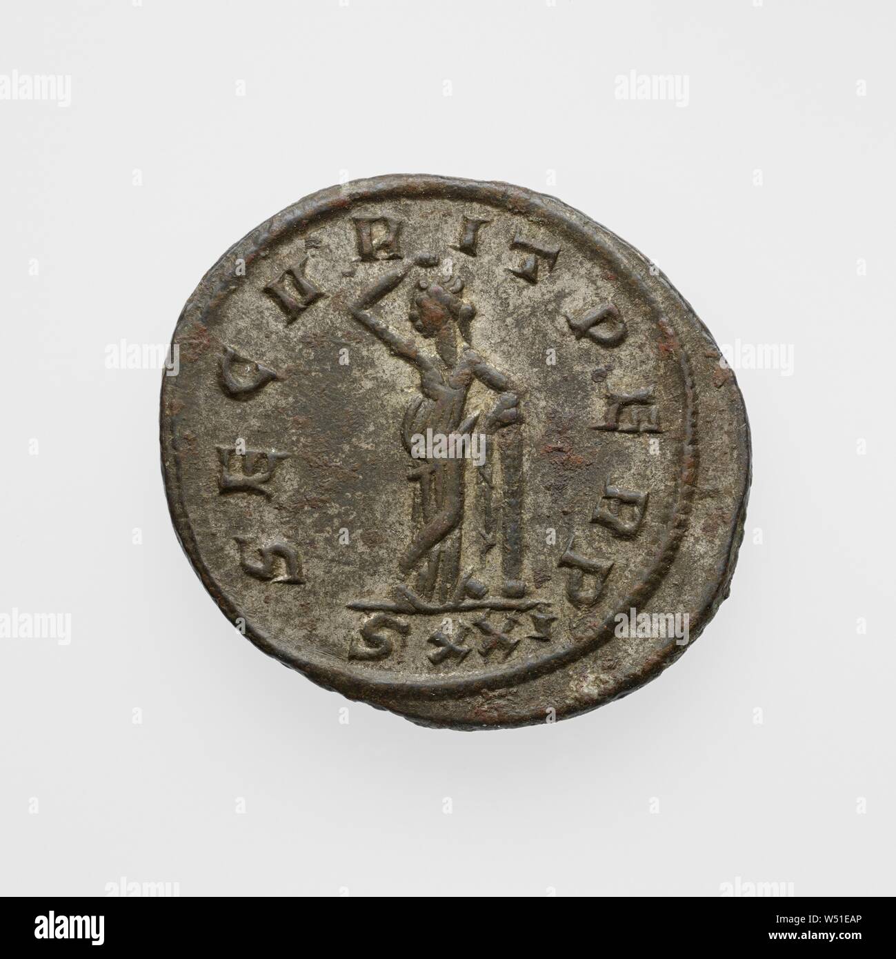 Antoninianus of Probus, Unknown, Rome, Lazio, Italy, 276 - 282, Silver, 0.0033 kg (0.0073 lb Stock Photo