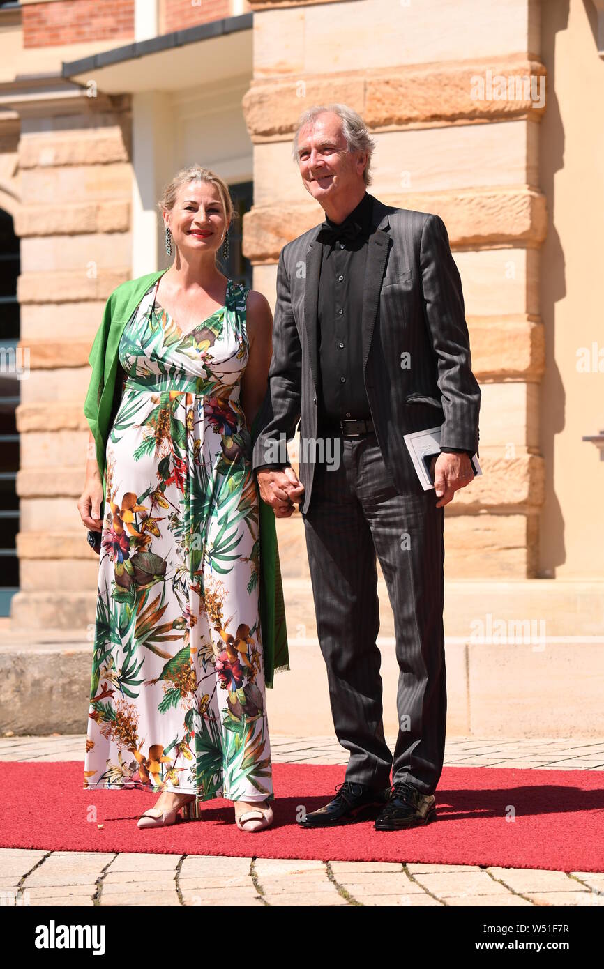 Bayreuth, Germany. 25th July, 2019. Actor Peter Prager will accompany the opening of the Bayreuth Festival 2019. Credit: Daniel Karmann/dpa/Alamy Live News Stock Photo