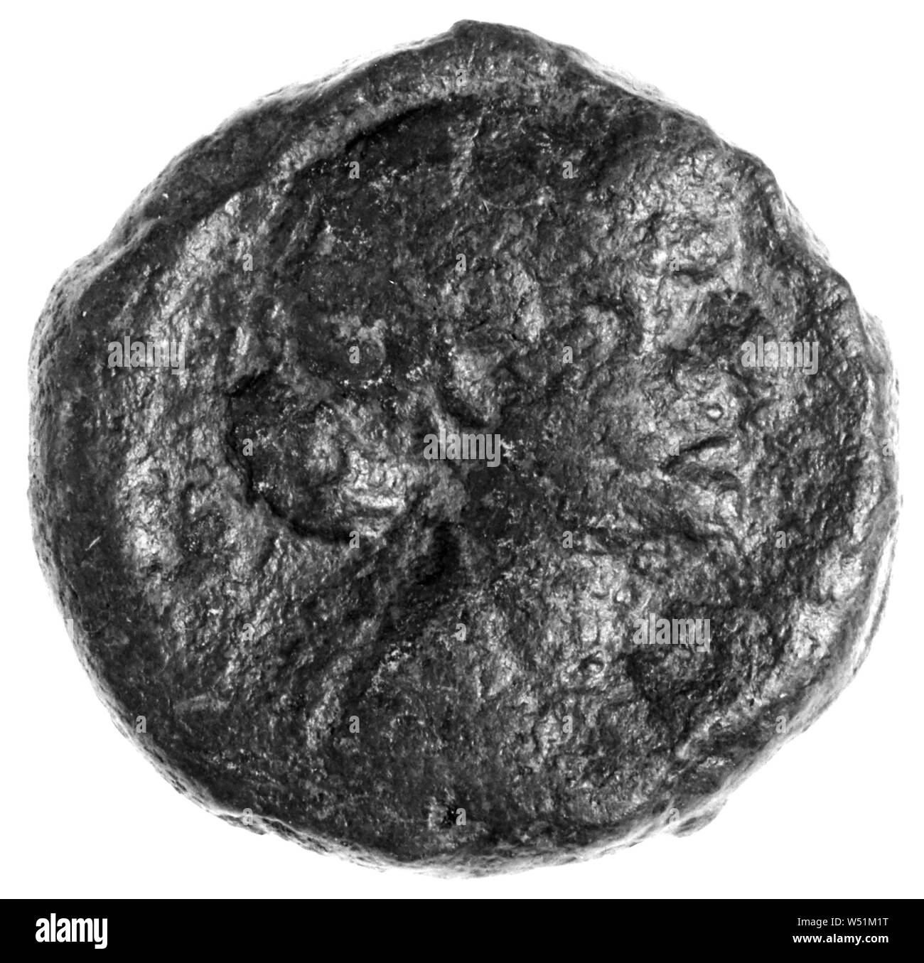 Coin, Unknown, Egypt, 1st century B.C., Bronze, 0.0152 kg (0.0335 lb Stock Photo