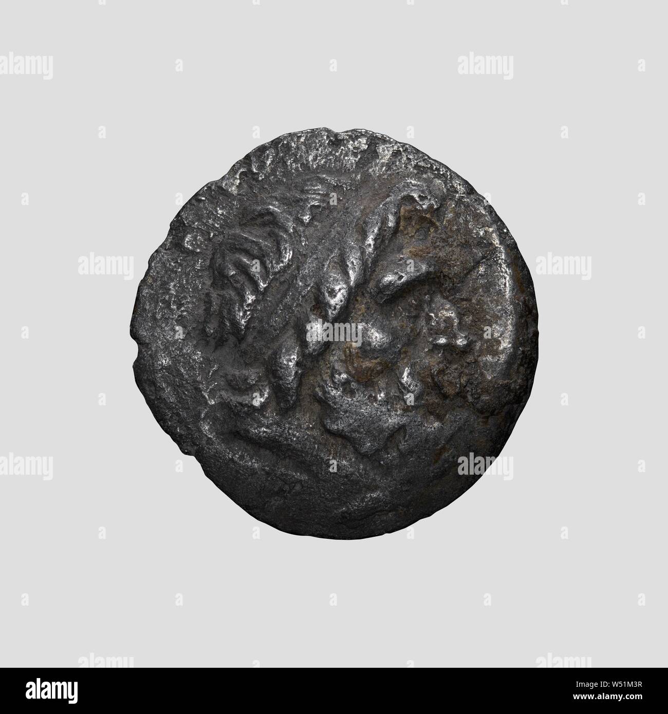 Drachm, Unknown, Gortyna, Crete, 3rd century B.C., Silver Stock Photo