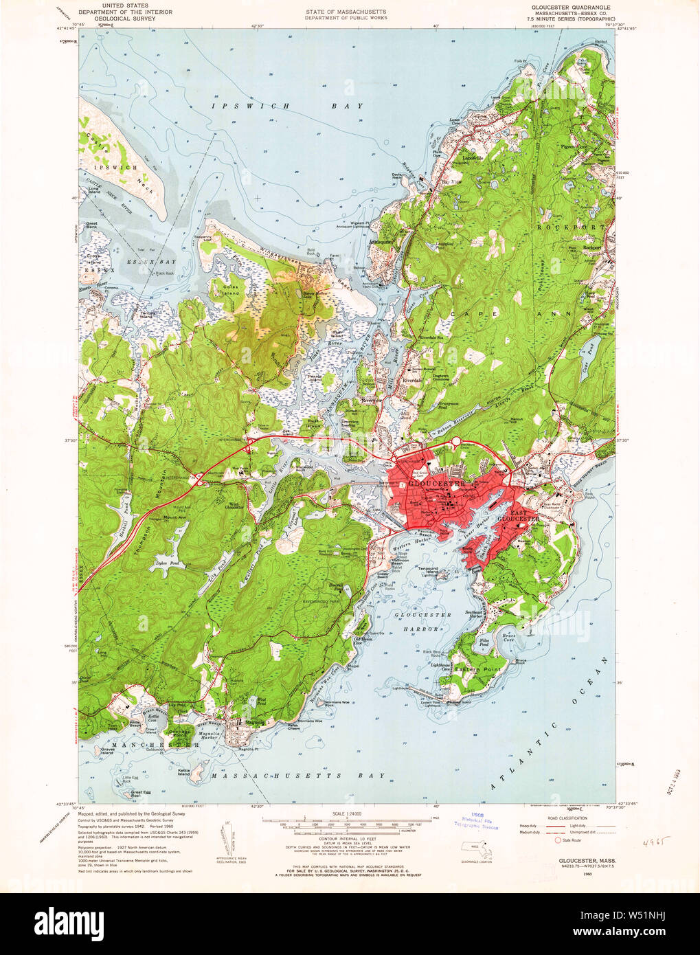 Gloucester massachusetts map hires stock photography and images Alamy