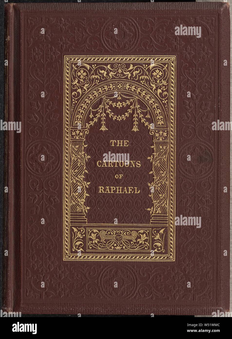 Expositions of the Cartoons of Raphael. Illustrated by Photographs, Printed by Negretti and Zambra., Negretti & Zambra (British, active 1850 - 1899), Richard Henry Smith, Jr., London, England, 1860, Albumen silver print, Closed: 21.3 × 15.3 × 1.8 cm (8 3/8 × 6 × 11/16 in Stock Photo