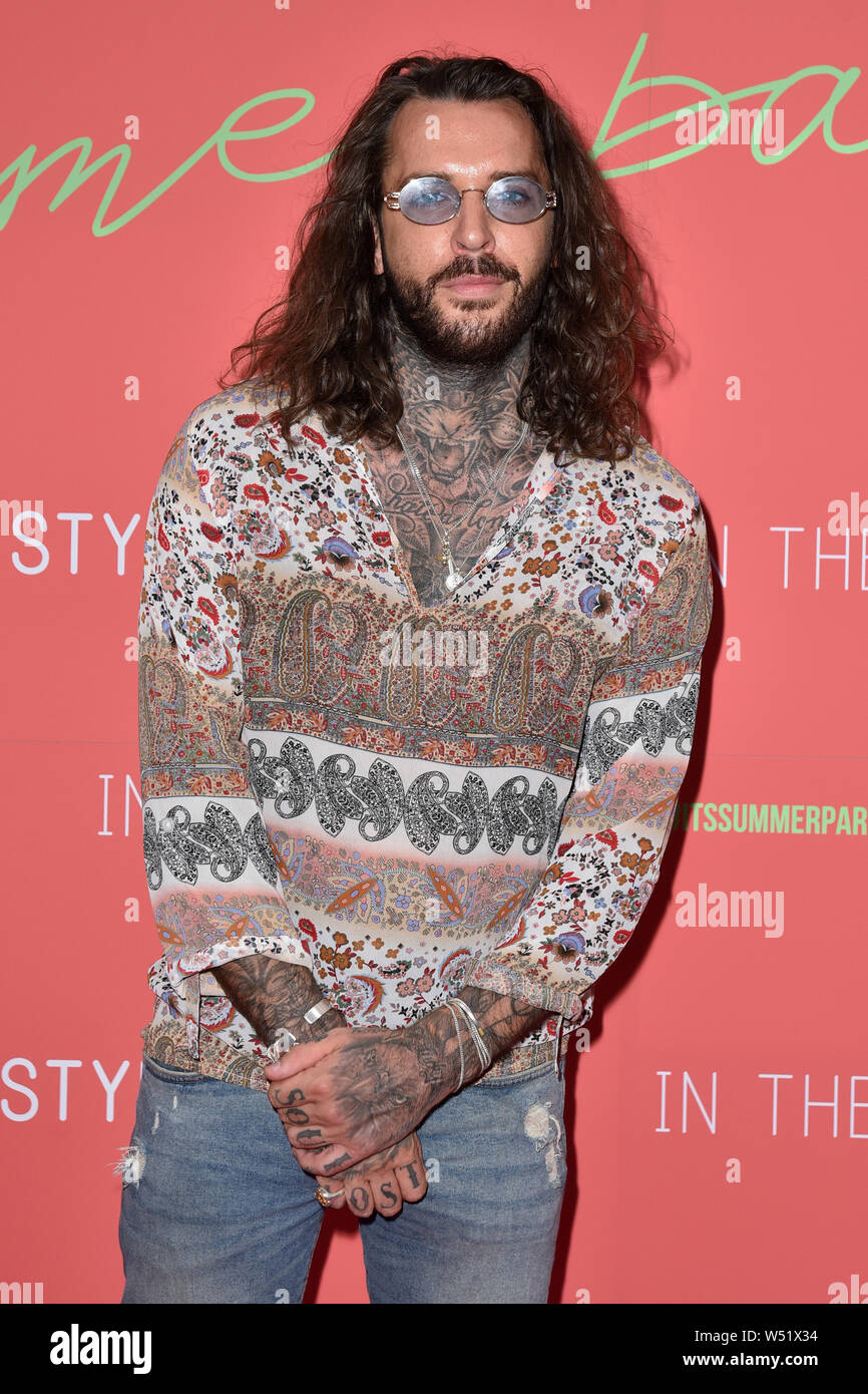 Pete Wicks attends the 'In The Style' Summer Party at Libertine in London, England. Stock Photo