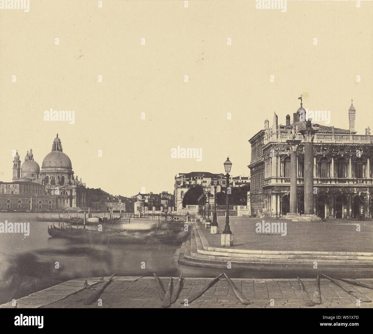 INVENTORY TITLE:  Architecture, Unknown maker, Italian, 1855 - 1870s, Albumen silver print Stock Photo
