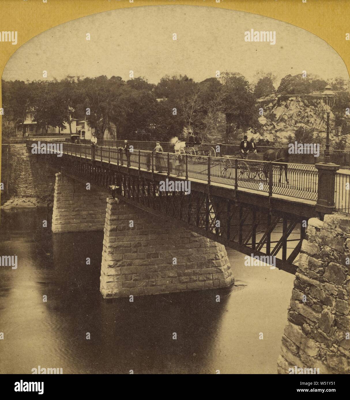 Preston Bridge, Norwich Ct., E. Ayer (American, active Connecticut