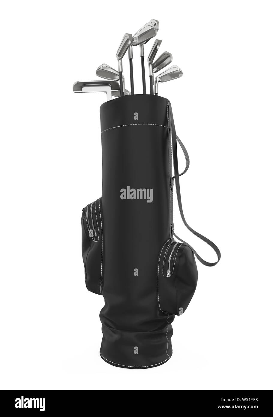 Golf Club Bag Isolated Stock Photo Alamy