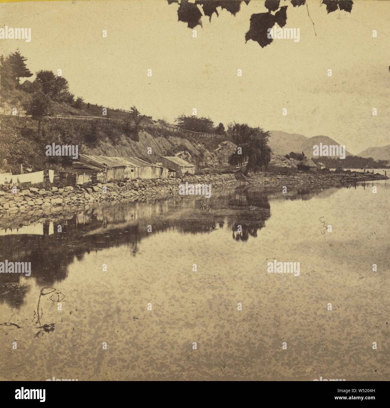 View of Hudson River, looking south from Fishkill Landing., Edward and