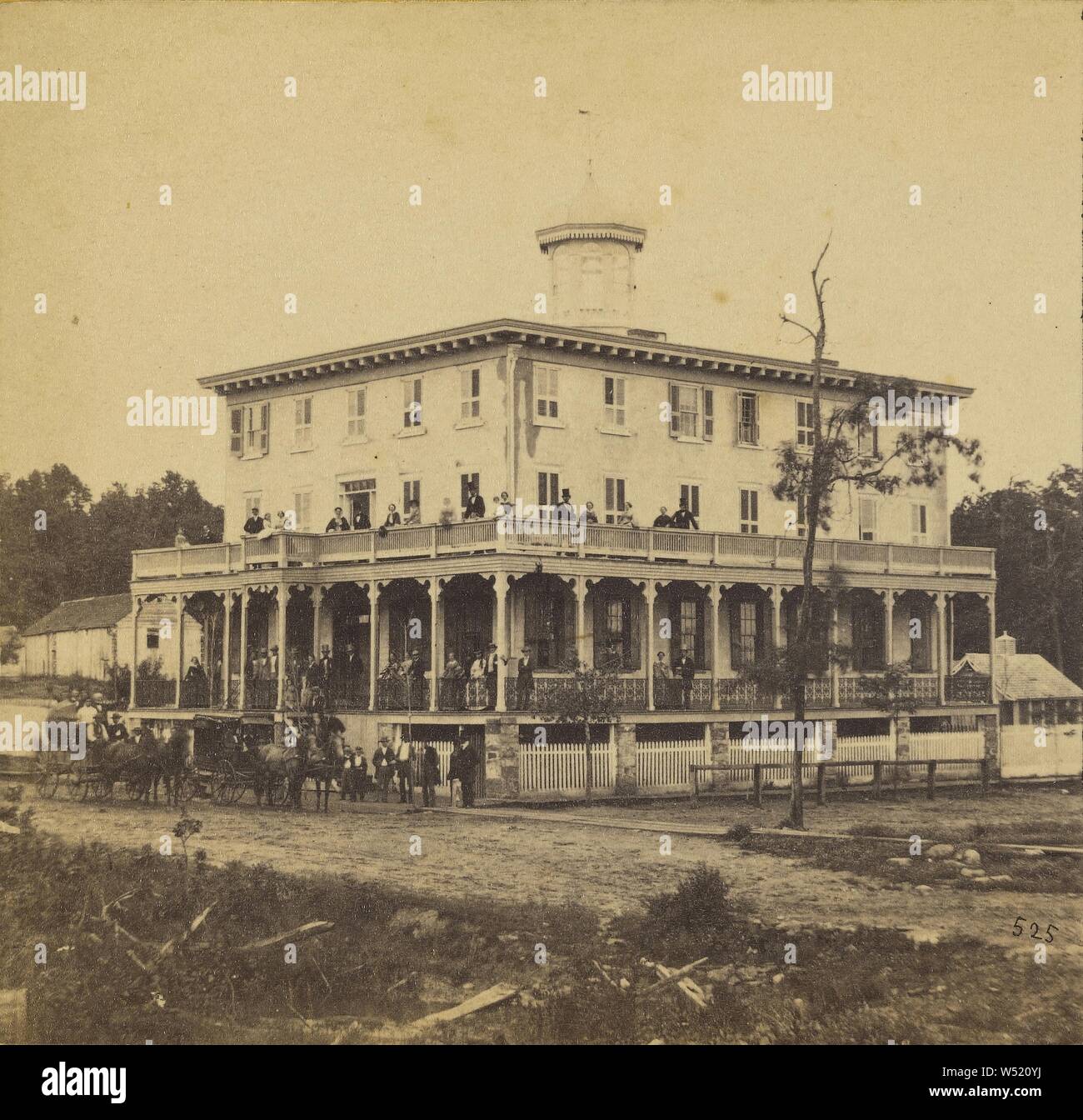 Broad Top Mountain House. Situated on the summit of Broadtop Mountain