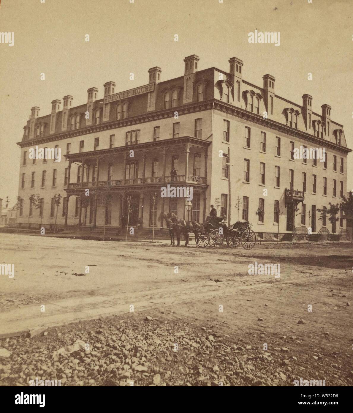 Spencer House, Niagara Falls, Joseph L. Bates (American, active 1850s 1870s), about 1870