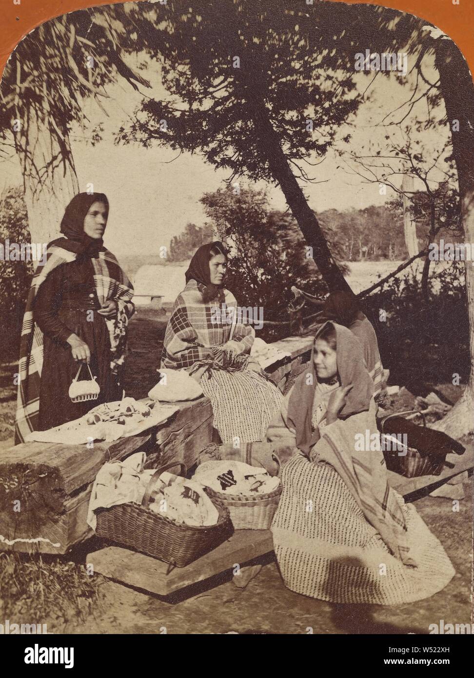 Indian Encampment Goat Island Niagara, Barker (American