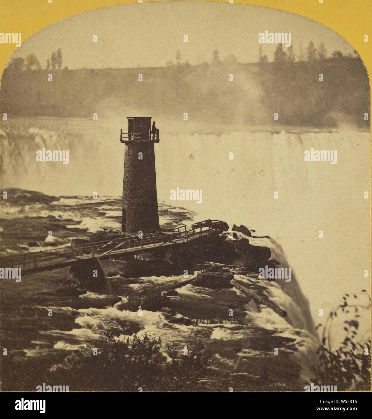 Horseshoe Fall Niagara., Barker (American, 1844 1894), about