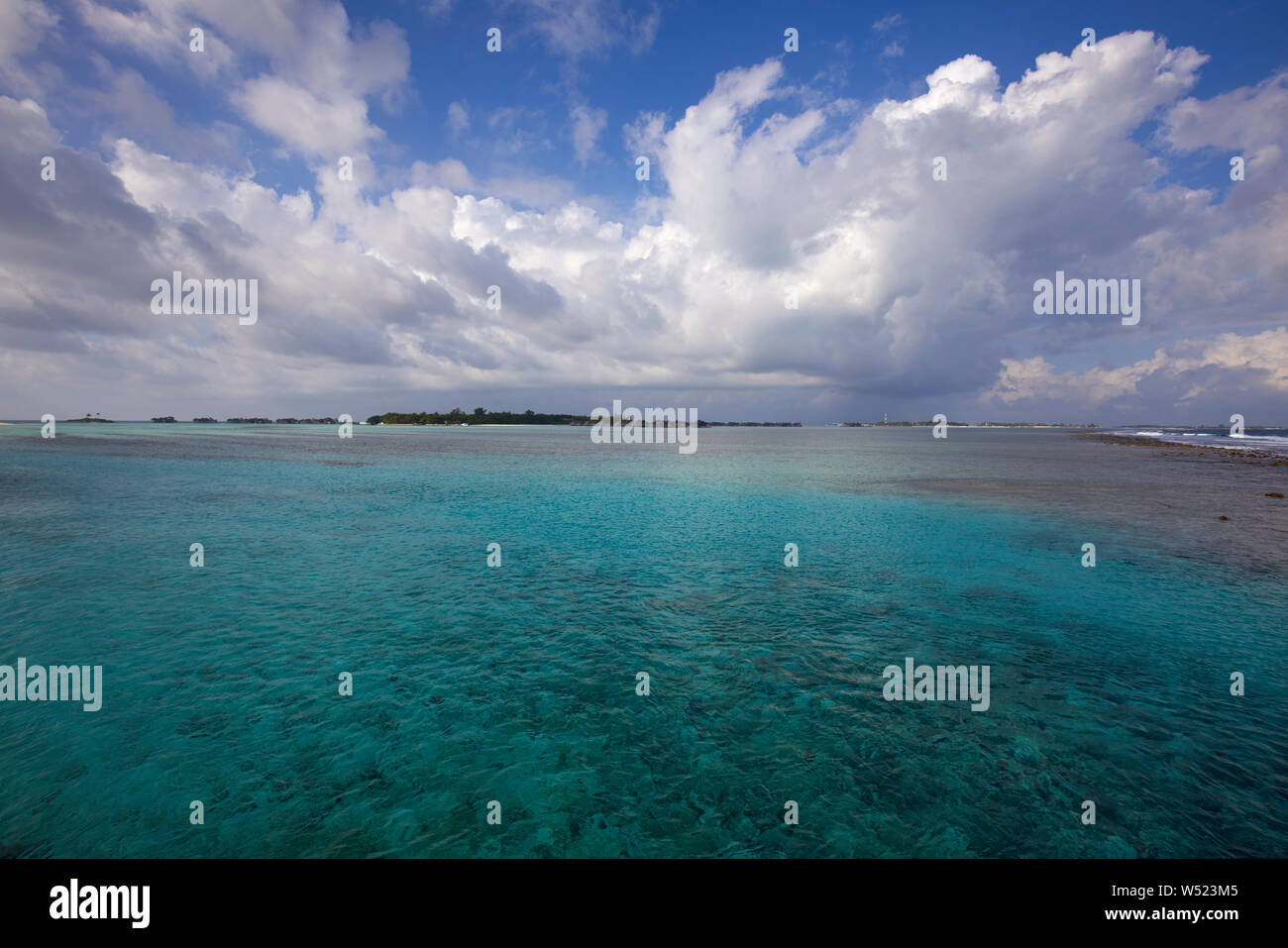 Paradise Island (Lankanfinolhu), Maldives Stock Photo