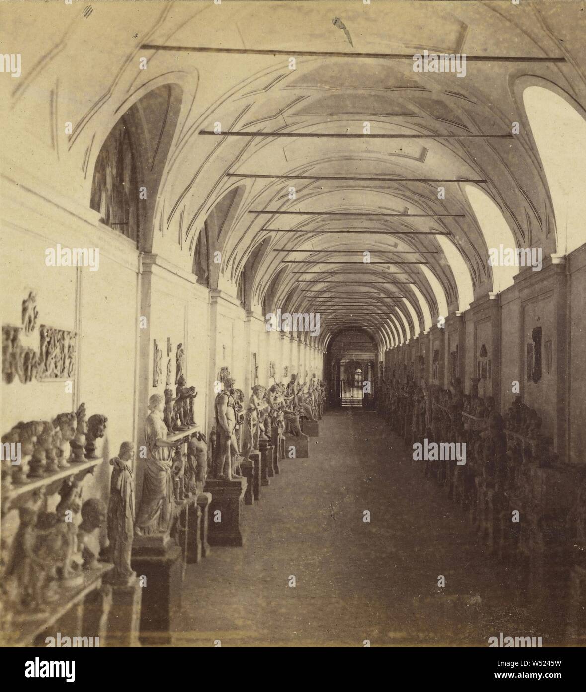 Museo Chiaramonte Vaticano, Roma, Edmondo Behles (Italian, born Germany, 1841 - 1921), about 1865–1875, Albumen silver print Stock Photo