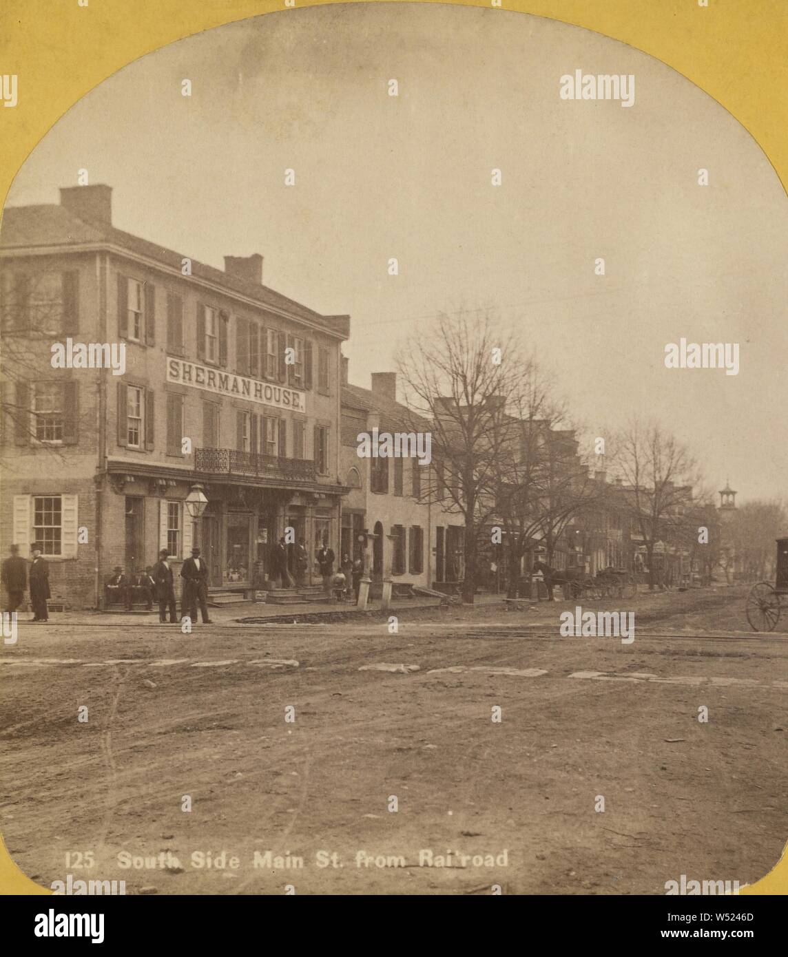 South Side Main St. from Railroad Shippensburg, Pa., H. Frank Beidel