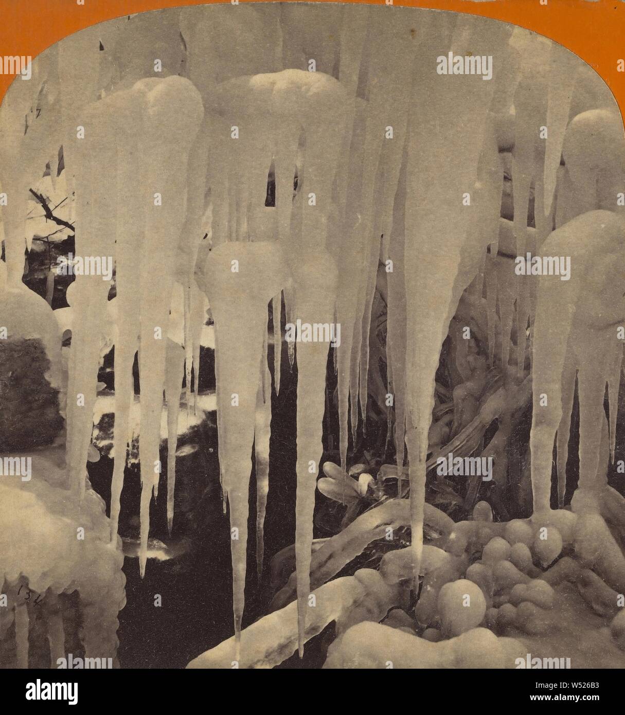 Ice Grotto Niagara Falls, New York, E. Curtis (American, 1830