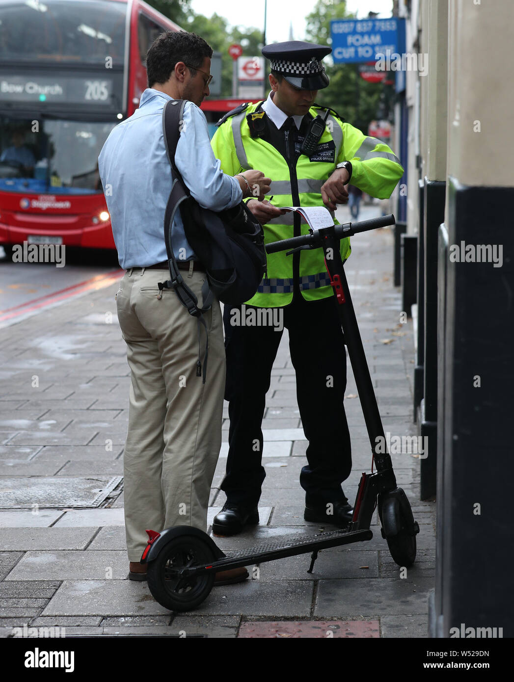 Police officers on scooters hires stock photography and images Alamy