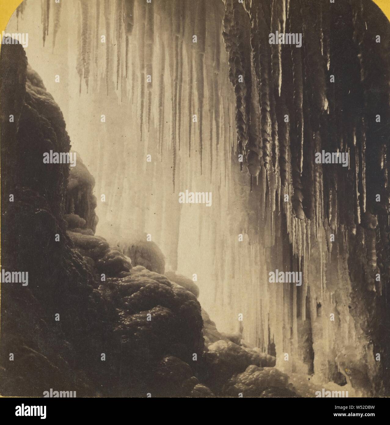 Ice Grotto., G.W. Robinson (American, active 1870s), 1870s, Albumen