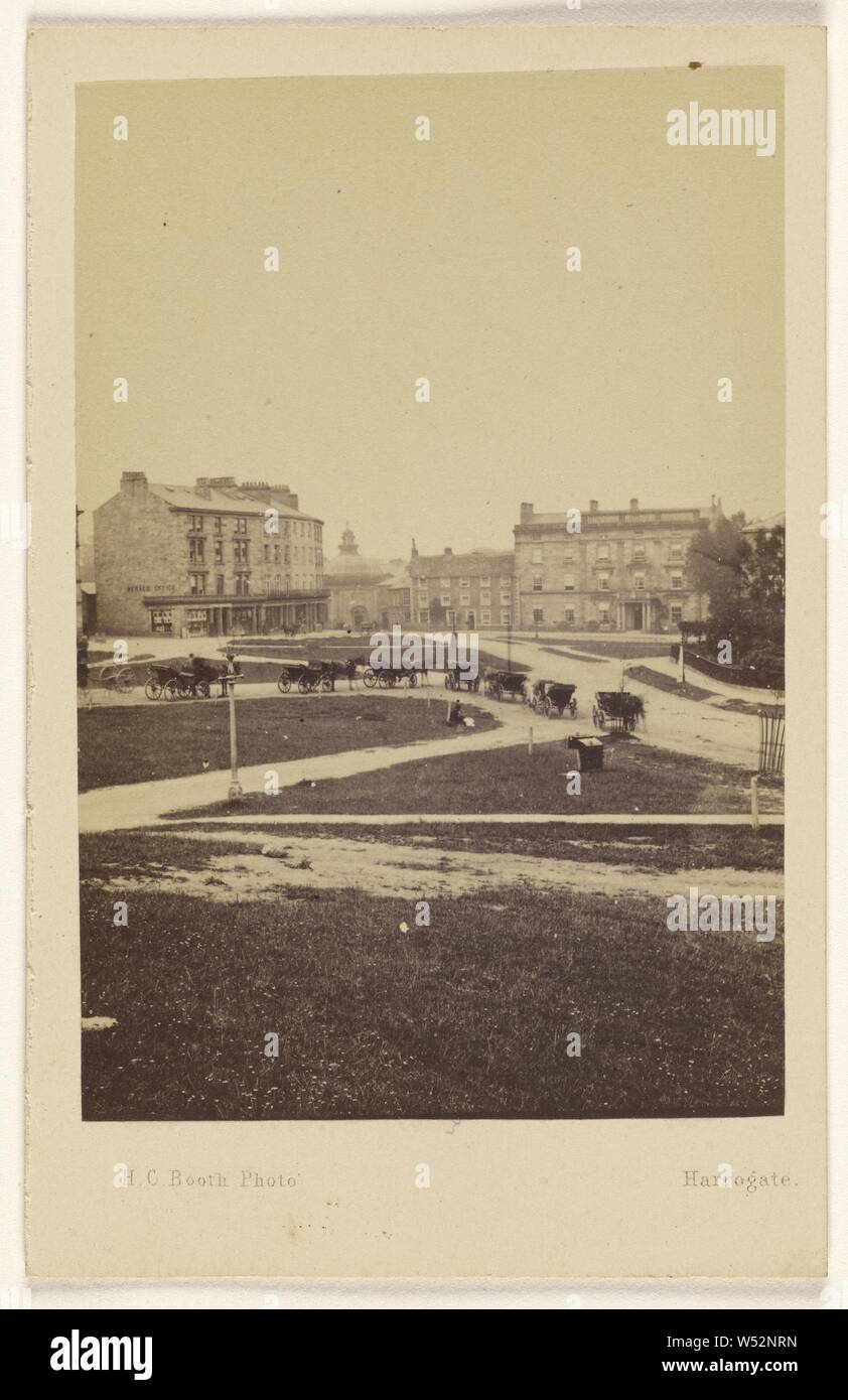 The View Harrogate Oct. 1, 1865, H.C. Booth (British, active 1860s), October 1865, Albumen silver print Stock Photo