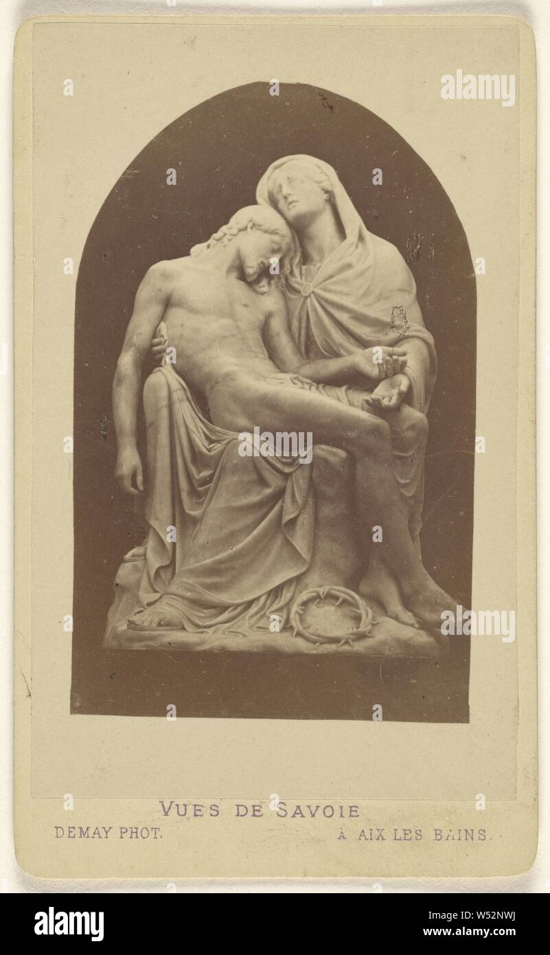 La descente de Croix a Hautecombe, L. Demay (French, active 1860s - 1870s), about 1865, Albumen silver print Stock Photo
