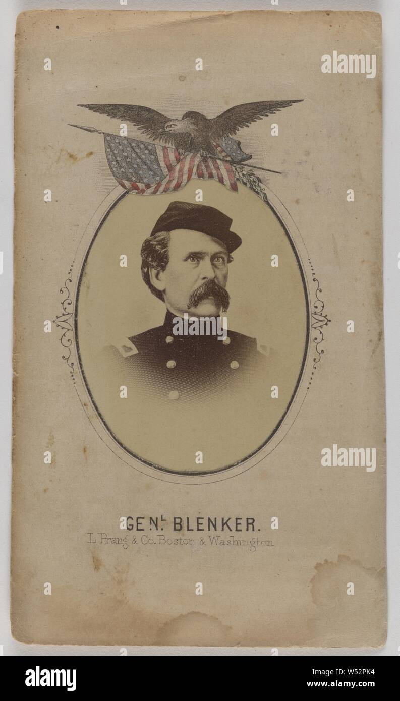 Genl. Louis Ludwig Blenker German Division (died 1863), L. Prang & Co., 1861–1862, Albumen silver print Stock Photo