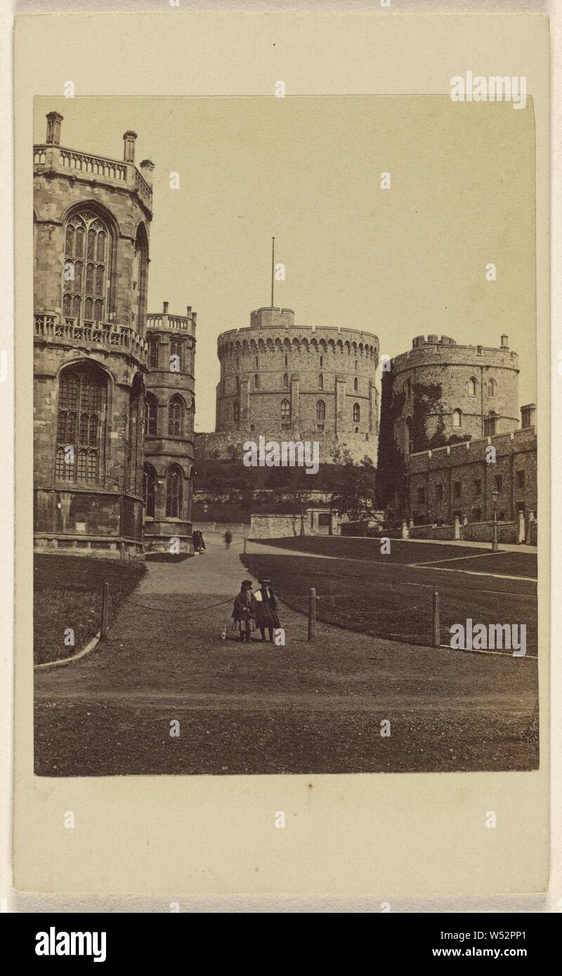 Windsor Castle, George Washington Wilson (Scottish, 1823 - 1893), 1864–1866, Albumen silver print Stock Photo
