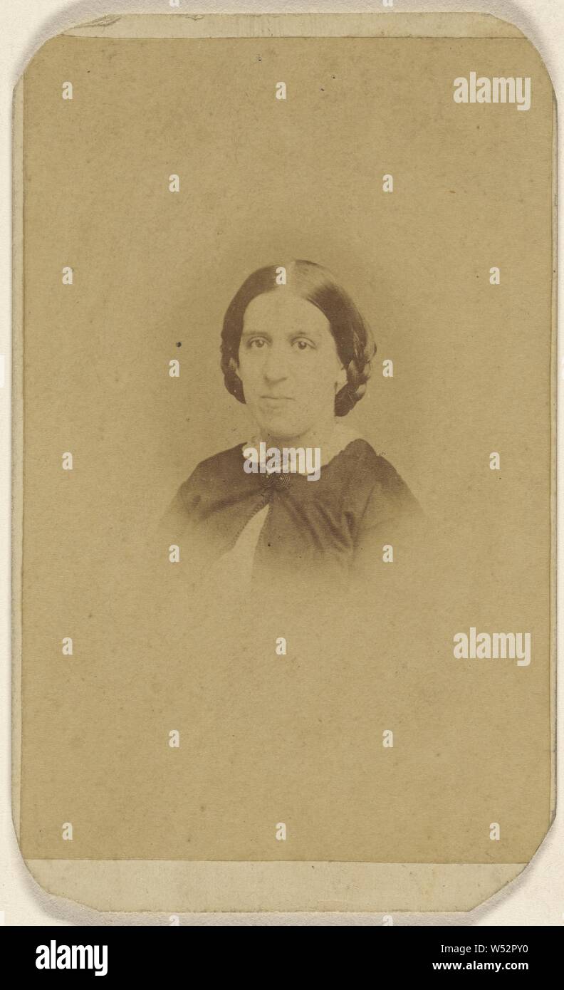 Josephine Pasoa, Sarah Moores Cousin of Philad. P.A., Charles H. Spieler (American, active Philadelphia, Pennsylvania 1860s), 1865–1875, Albumen silver print Stock Photo